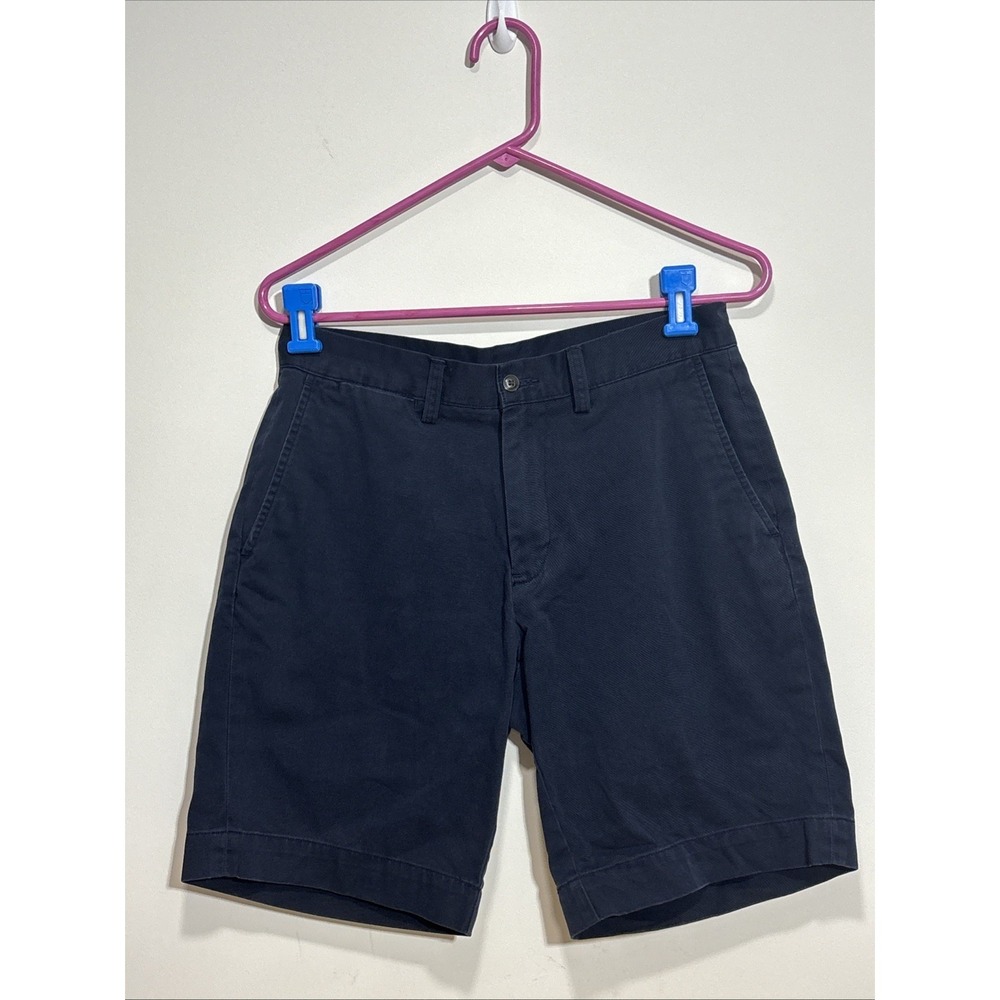 Polo Ralph Lauren Mens Classic Fit‎ 9" Chino Shorts Blue Cotton Size 30